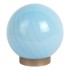 LEITMOTIV Svijetlo plava stolna lampa sa staklenim sjenilom (visina 17 cm) Summer Globe 
