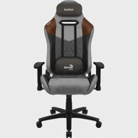 AEROCOOL Uredski stolac DUKE AEROSUEDE, crna, smeđa, siva