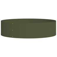 Metalna tegla za cvijeće maslinasto zelena