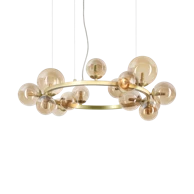 IDEAL LUX Visilica Perlage ID322797, SP14, jantar