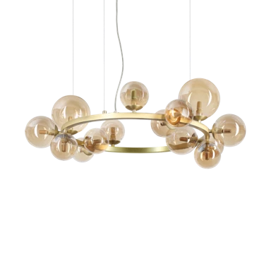 IDEAL LUX Visilica Perlage ID322797, SP14, jantar