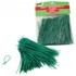 GARDEN LINE Set plosnatih žica 10 cm 500 komada LAR9706, zelena