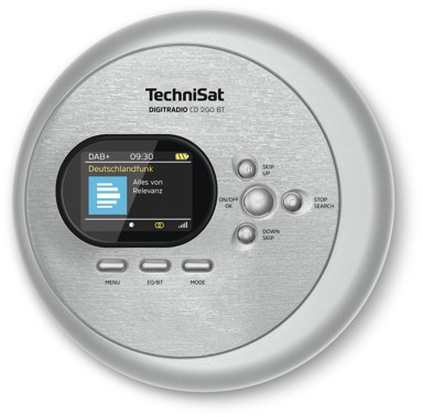 TECHNISAT Media player DigitRadio CD2GO BT, srebrni