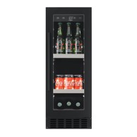 MQUVEE Samostojeći hladnjak za pivo BS30AB, crni