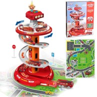 WOOPIE TOYS Rotirajuća garaža Vatrogasci, 26 elemenata