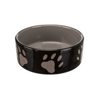 TRIXIE Posuda za pse keramička smeđa s uzorkom šapa, 1,4 l