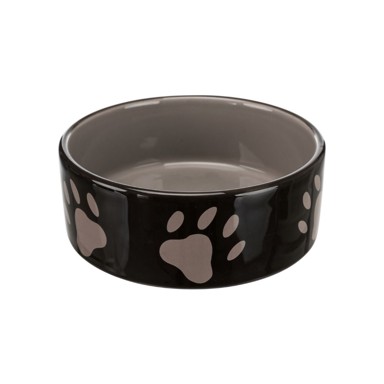 TRIXIE Posuda za pse keramička smeđa s uzorkom šapa, 1,4 l