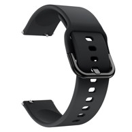 BSTRAP Remen Silicone V2 za Samsung Galaxy Watch 3 41mm, crni