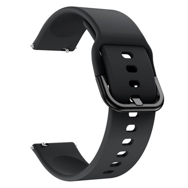BSTRAP Remen Silicone V2 za Samsung Galaxy Watch 3 41mm, crni