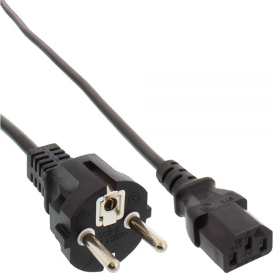 INLINE Kabel za napajanje 16651D, C13, 1 m, crna
