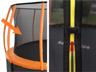 Unutarnja mreža za trampolin, 244cm, narančasta