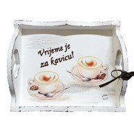 Poslužavnik Vrijeme je za kavicu