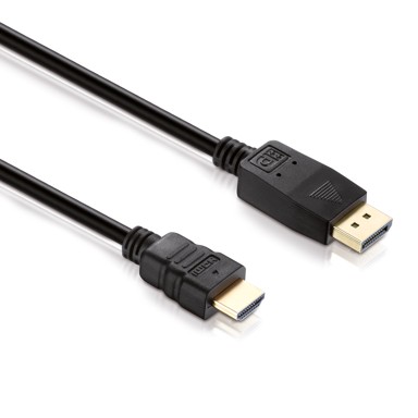 PURELINK Kabel DisplayPort na HDMI, Full HD, Basic, duljina 5 m, crna