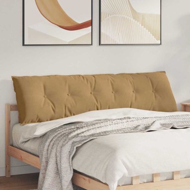 Jastuk za leđa, smeđi, 180 x 50 cm