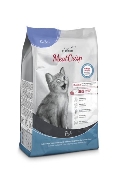 PLATINUM Hrana za mačke MeatCrisp Kitten, riba, 1,5 kg