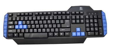 REBELTEC Gaming tipkovnica Warrior, USB, crna