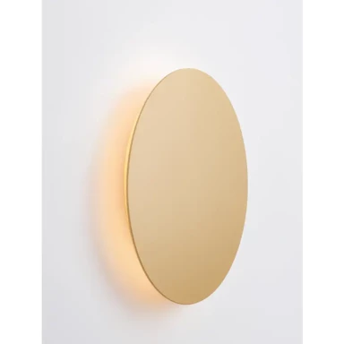 Zidna lampa Cyrcle, LED, 12 W, 3000 K, 1300 lm, IP20, mat zlatna