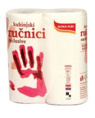 ULTRA PLUS Papirnati ručnik u roli, troslojni, 2/1