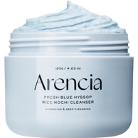 ARENCIA Čisteći žele za lice Fresh Blue Hyssop Rice Mochi Cleanser s isopom i rižom 120 g