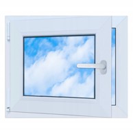 PVC prozor okretno-nagibni lijevi 60 x 50 cm, dvostruko ostakljenje, bijeli