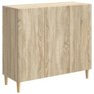 Krevet, 89 x 34,5 x 80 cm, konstruirano drvo, hrast sonoma