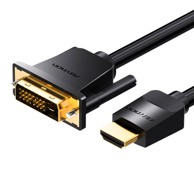 VENTION HDMI na DVI kabel (24+1), ABFBI, 3m, 4K 60Hz / 1080P 60Hz, crni