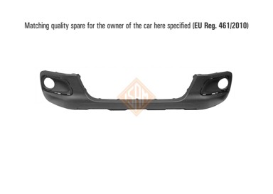 ISAM Prednji branik Peugeot 2008 13-19, -16, donji, s maglenkama