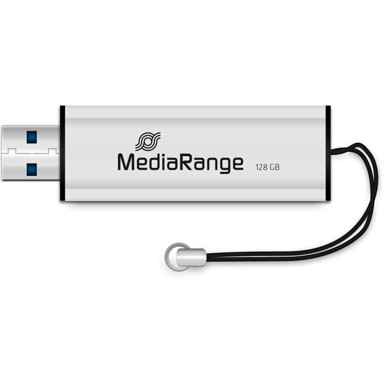 MEDIARANGE USB memorija MR918, 128 GB, USB 3.2, USB-A + Micro-USB, crna/srebrna