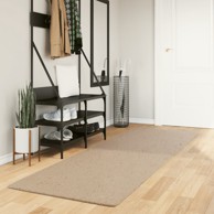Tepih Huarte kratka vlakna mek i periv boja pijeska 80x250 cm
