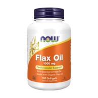 NOW Laneno ulje Omega 3-6-9, 1000 mg, 100 mekih kapsula