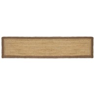 Tepih za područje, 60 x 250 cm, juta, siva
