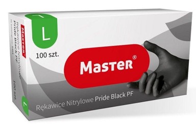 MASTER Nitrilne rukavice Pride, GU4887, veličina L, crna
