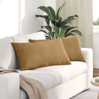 Jastučići za sofu 2 kom 80 x 40 cm, kordura tekstil, smeđi