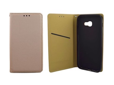 MAX MOBILE Torbica za Samsung A20s Book zlatna Smart Magnet
