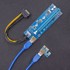 QOLTEC PCI-E Riser 1x - 16x, USB 3.0, ver. 009, SATA / PCI-E 6-pin