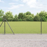 Ograde s postoljima 13 kom ø32mm 90 cm galvanizirani čelik