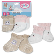 BABY BORN Čarape za lutku, Socks Sheep, 43 cm, 2 para