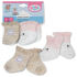 BABY BORN Čarape za lutku, Socks Sheep, 43 cm, 2 para