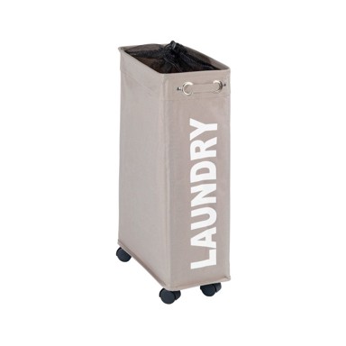 WENKO Sivo-bež košara za veš Corno, 44,4 l