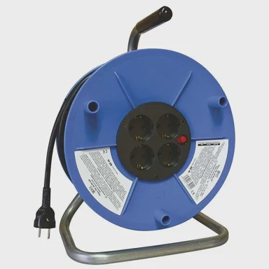 EMOS Produžni kabel na kolutu 40 m, 4 utičnice, PVC, 230 V, 2,5 mm2, P09240M