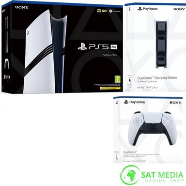 SONY PlayStation 5 Pro konzola 2TB + dodatni kontroler + punjač kontrolera