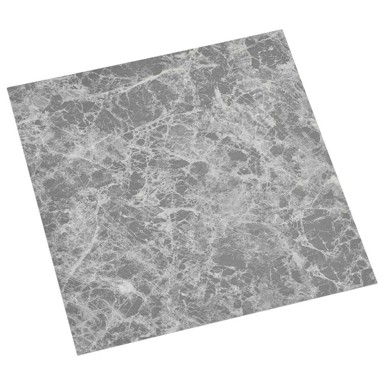 Samoljepljive PVC pločice za pod 30,5 x 30,5 cm, sivo-bijele, 20 kom