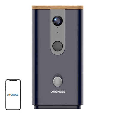 DOGNESS Pametna hranilica T03 za grickalice s kamerom, crna