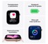 APPLE Pametni sat Watch Series 11 GPS, aluminijsko kućište 46 mm, srebrna, ljubičasti sportski remen S/M