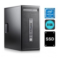 HP Stolno računalo ProDesk 600 G2 Mini Tower / Intel Pentium G4400, 8 GB RAM, 240 GB SSD, Intel HD Graphics, Windows, crna