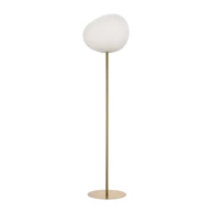 FOSCARINI Stajaća lampa Gregg velika, zlatno-bijela