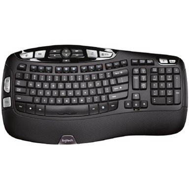 LOGITECH Tipkovnica Wave, BT, bežična, crna