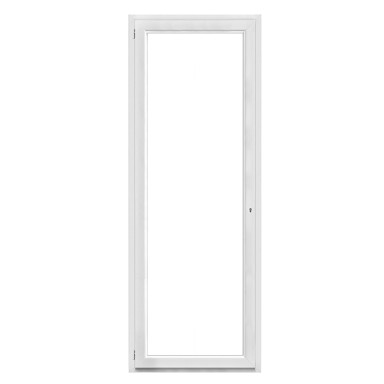 SAMOPEV PVC balkon vrata 70 80x210 L Low.e otkopno/zaokretna 1 krilo UW1,4, bijela