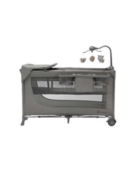 KINDERKRAFT Putni krevetić s dodacima 3u1 Joy 2, tamno siva