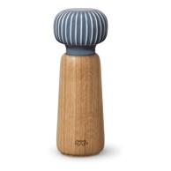 KÄHLER DESIGN Mlin za začine od hrastovog drveta drveta s antracit porculanskim detaljima Hammershoi, visine 17,5 cm